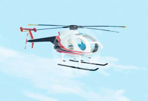MD500E风直升机(MD530F Helicopter)